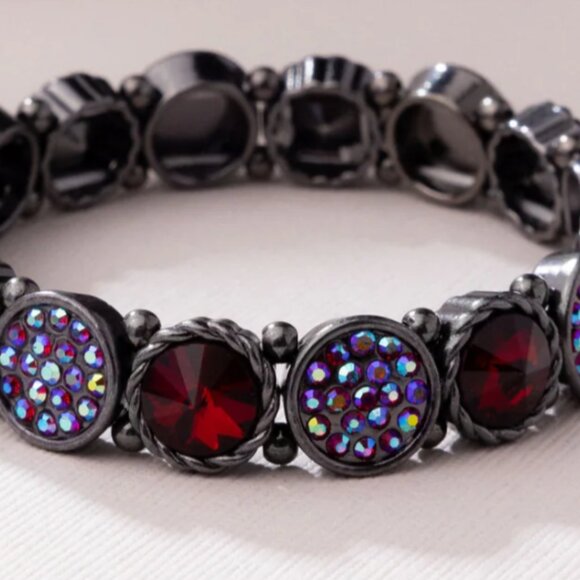 10pc Jewelry bundle hair clips earrings necklace bracelet - Picture 15 of 16